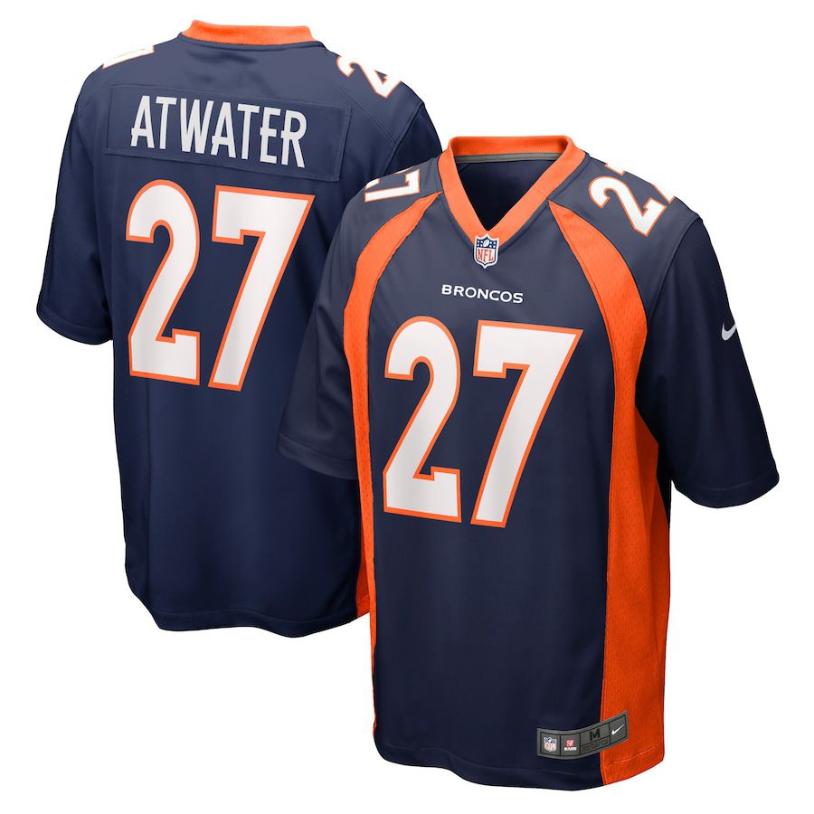 Men Denver Broncos #27 Steve Atwater Nike Navy Retired Player NFL Jersey->denver broncos->NFL Jersey